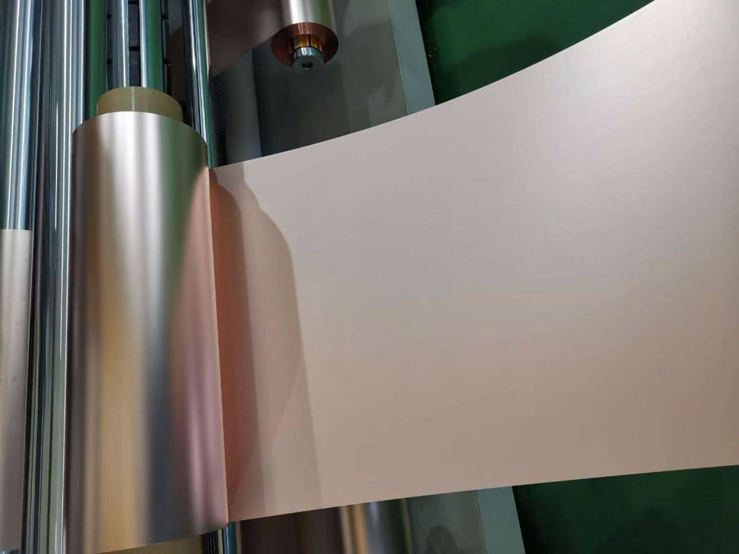 10um High Elongation Graphene Copper Foil 500 - 5000 Meter Length Per Roll
