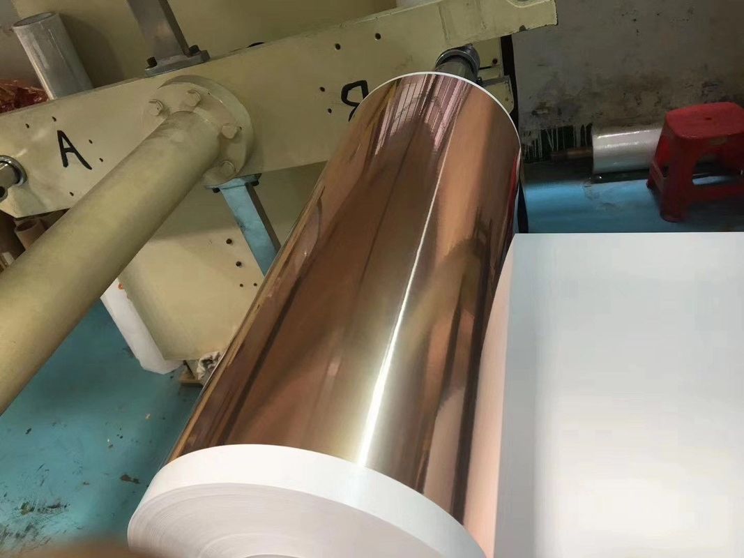 Refined Ultra Thin Copper foil 6um, Max 620mm Width Battery Copper Sheet Roll