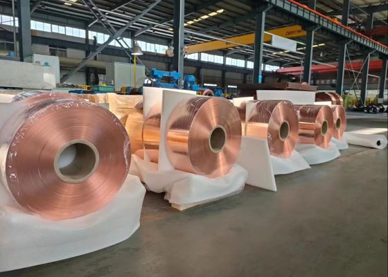 bande de cuivre ultra large mince et étroite de 2 mm à 1310 mm de qualité industrielle